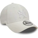 lippikset-kaareva-valkoinen-saadettava-nauha-9forty-linen-new-york-yankees-mlb-new-era