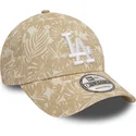 lippikset-kaareva-ruskea-saadettava-nauha-9forty-summer-all-over-print-los-angeles-dodgers-mlb-new-era