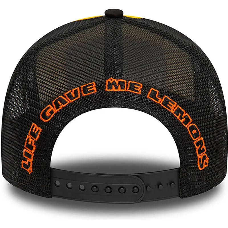 lippikset-kaareva-rekka-keltainen-snapback-lemon-stand-life-gave-me-lemons-a-frame-patch-new-era
