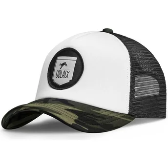 Lippikset kaareva rekka maastokuvio snapback Oblack