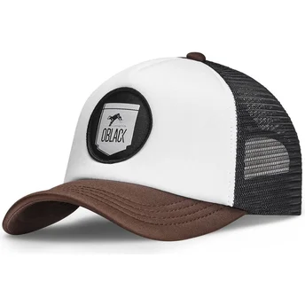 Lippikset kaareva rekka ruskea snapback Oblack