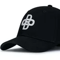 lippikset-kaareva-musta-saadettava-nauha-baseball-peach-oblack