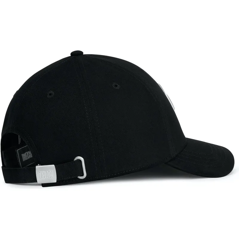 lippikset-kaareva-musta-saadettava-nauha-baseball-peach-oblack