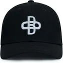 lippikset-kaareva-musta-saadettava-nauha-baseball-peach-oblack