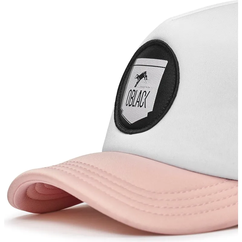 cap-kaareva-pink-snapback-oblack