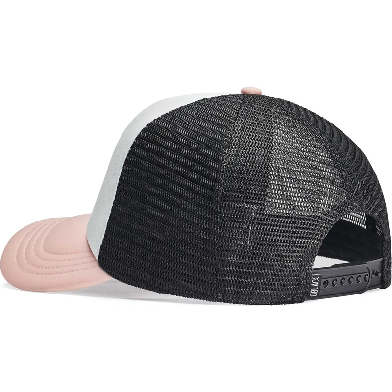 cap-kaareva-pink-snapback-oblack