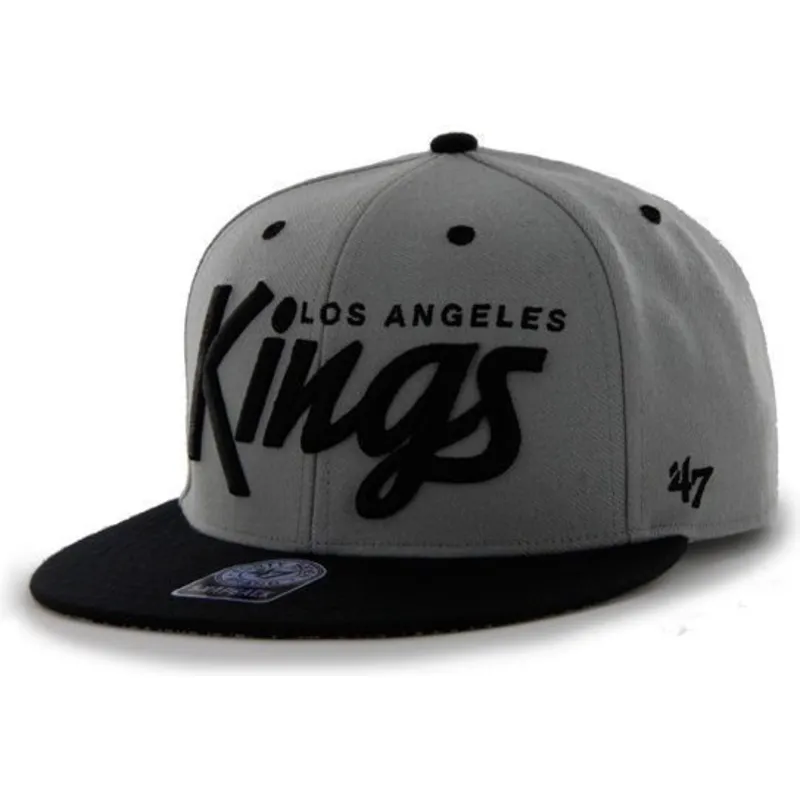 lippikset-littea-harmaa-snapback-letras-los-angeles-kings-nhl-47-brand