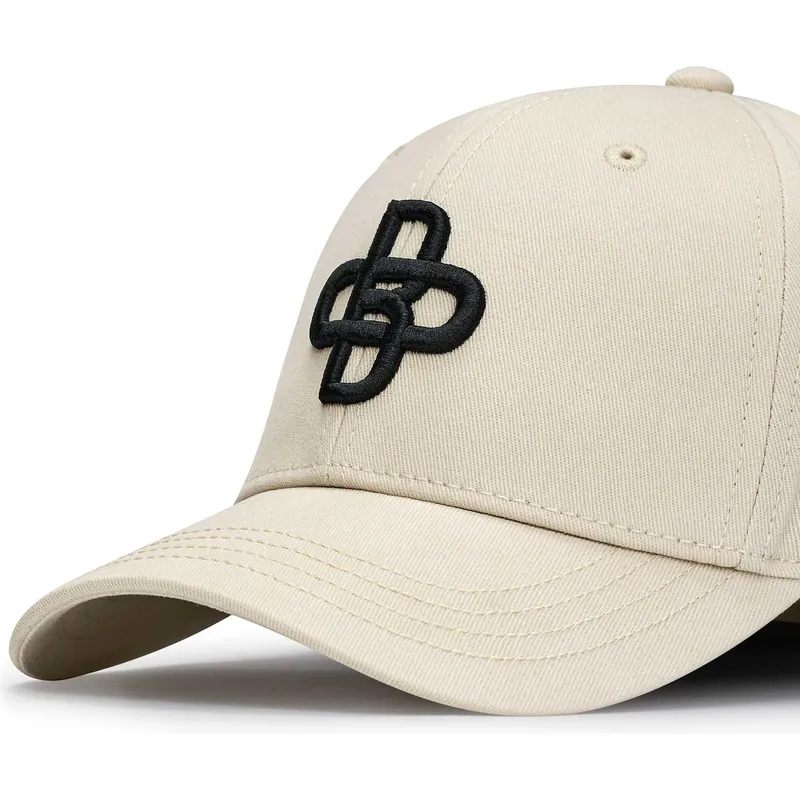 cap-kaareva-beige-adjustable-strap-oblack