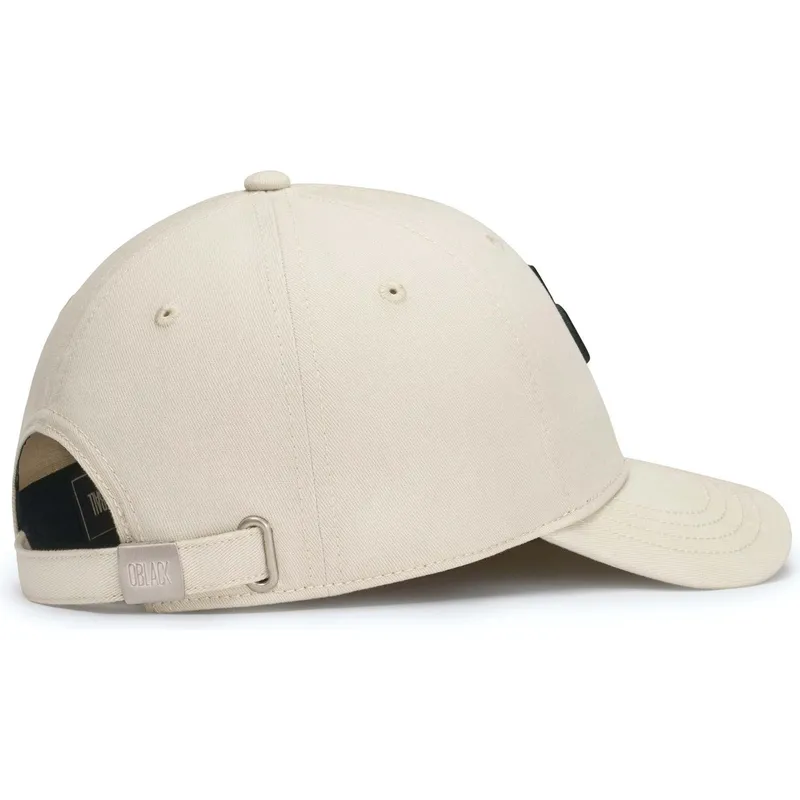 cap-kaareva-beige-adjustable-strap-oblack
