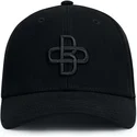 lippikset-kaareva-musta-saadettava-nauha-baseball-peach-oblack