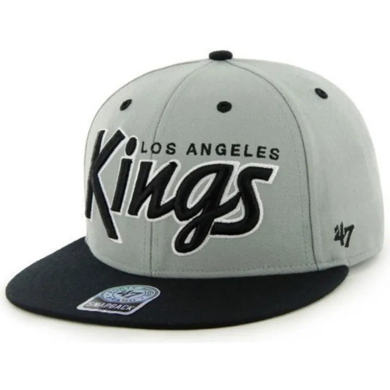 lippikset-littea-harmaa-snapback-letras-los-angeles-kings-nhl-47-brand