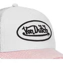 von-dutch-shiny-p-white-and-pink-trucker-hat