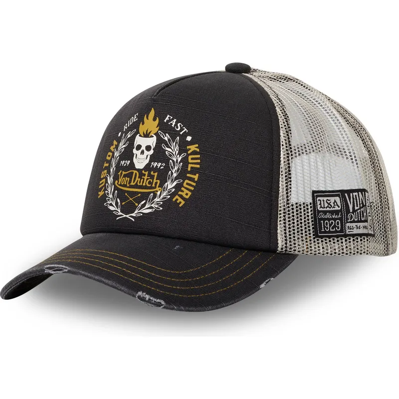 lippikset-kaareva-rekka-musta-snapback-crew13-von-dutch