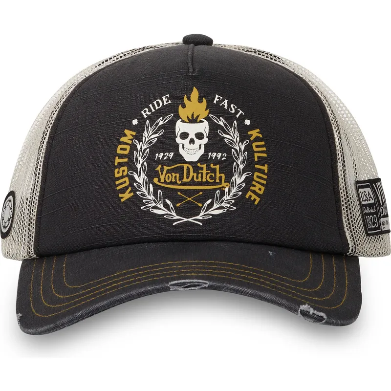 lippikset-kaareva-rekka-musta-snapback-crew13-von-dutch