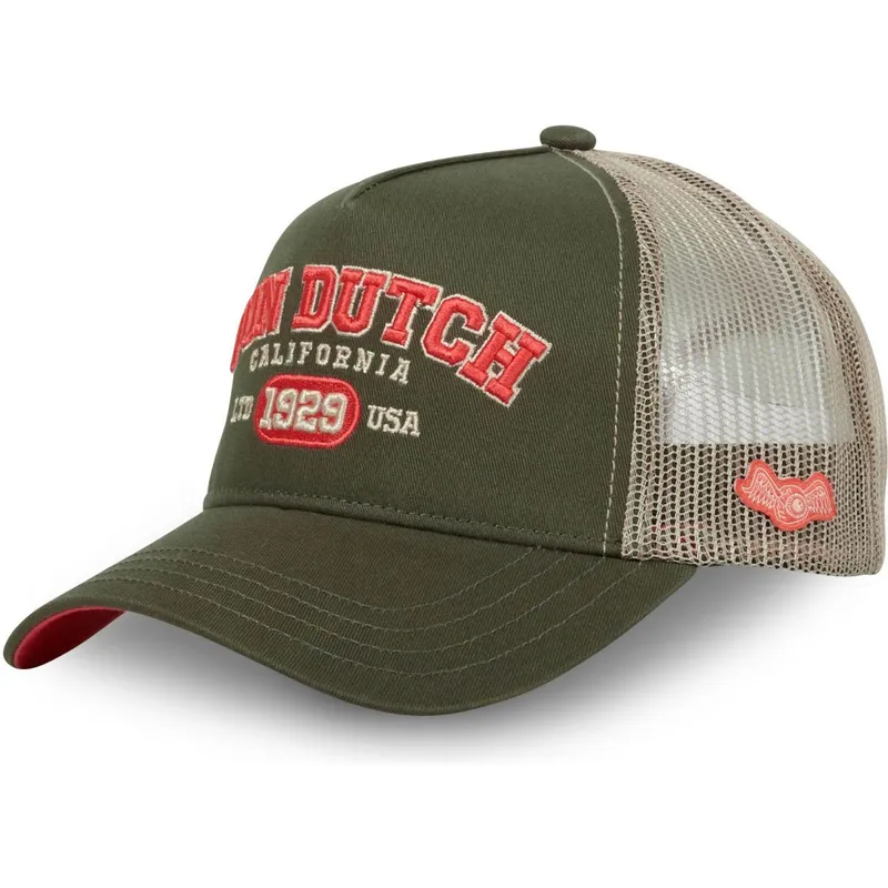lippikset-kaareva-rekka-vihrea-snapback-col-von-dutch