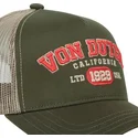 lippikset-kaareva-rekka-vihrea-snapback-col-von-dutch