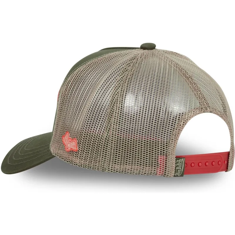 lippikset-kaareva-rekka-vihrea-snapback-col-von-dutch