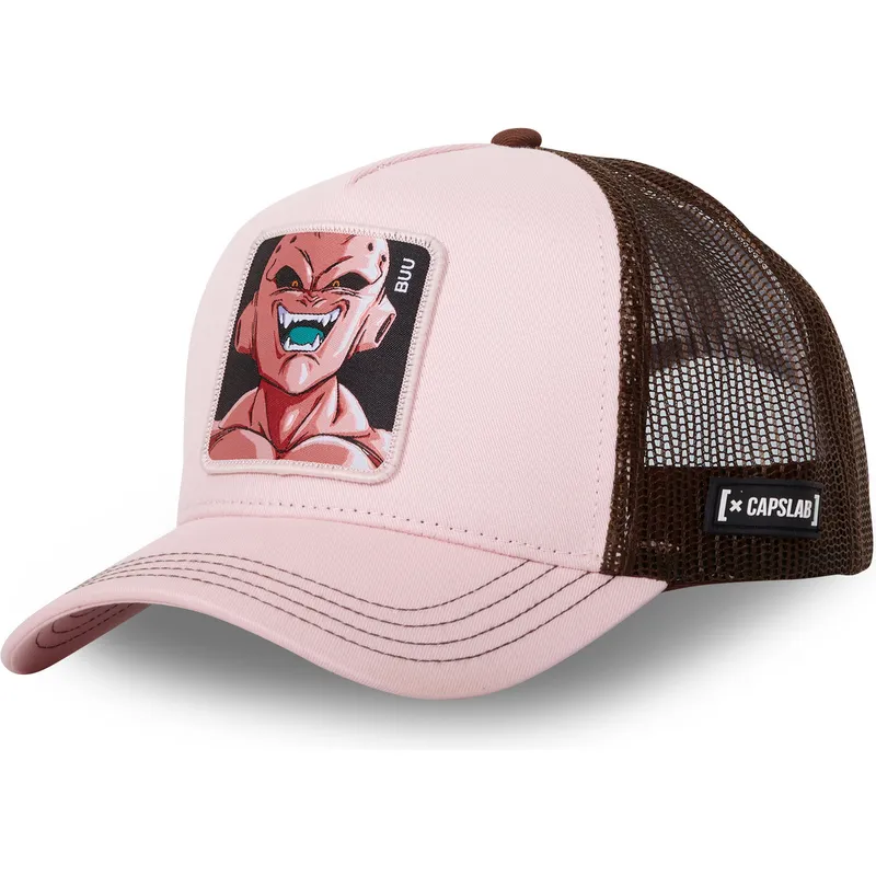 lippikset-kaareva-rekka-vaaleanpunainen-snapback-ct-kid-buu-dragon-ball-capslab