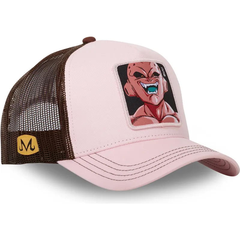 lippikset-kaareva-rekka-vaaleanpunainen-snapback-ct-kid-buu-dragon-ball-capslab