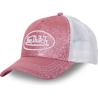 Cap kaareva pink snapback Von Dutch