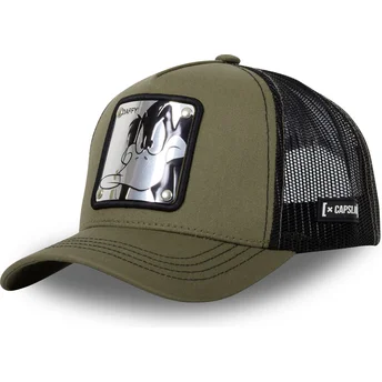 Cap kaareva green snapback Daffy Duck Looney Tunes Capslab