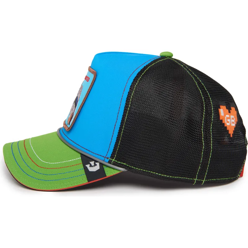 lippikset-kaareva-rekka-sininen-snapback-hunted-get-the-zapper-insert-coin-vol2-the-farm-goorin-bros