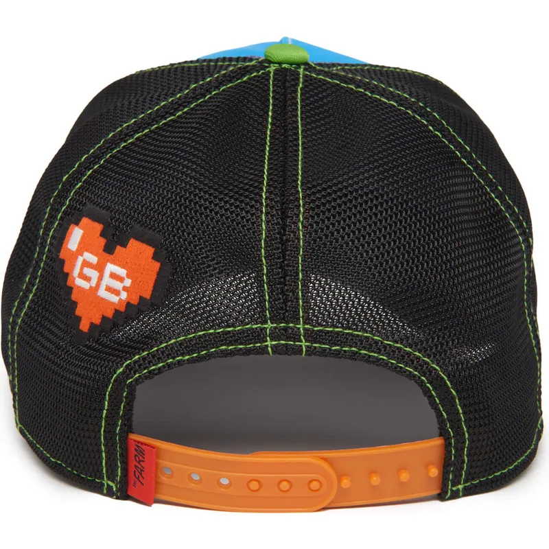 lippikset-kaareva-rekka-sininen-snapback-hunted-get-the-zapper-insert-coin-vol2-the-farm-goorin-bros