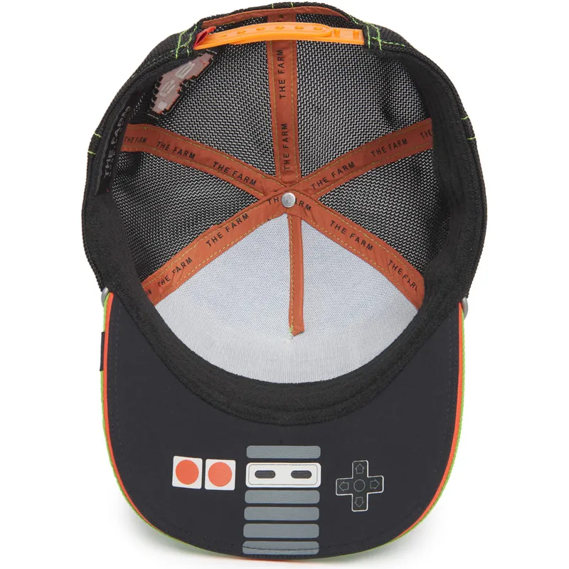 lippikset-kaareva-rekka-sininen-snapback-hunted-get-the-zapper-insert-coin-vol2-the-farm-goorin-bros