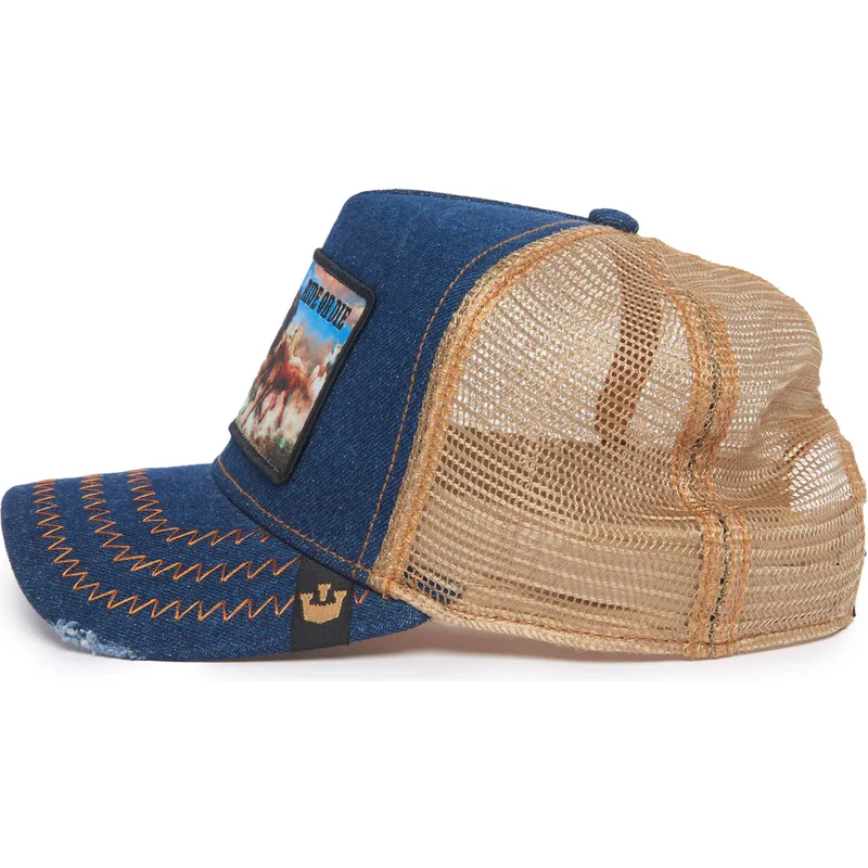 lippikset-kaareva-rekka-sininen-snapback-ride-or-die-model-no-21d302d13-rodeo-the-farm-goorin-bros lippikset-kaareva-rekka-sininen-snapback-ride-or-die-model-no-21d302d13-rodeo-the-farm-goorin-bros