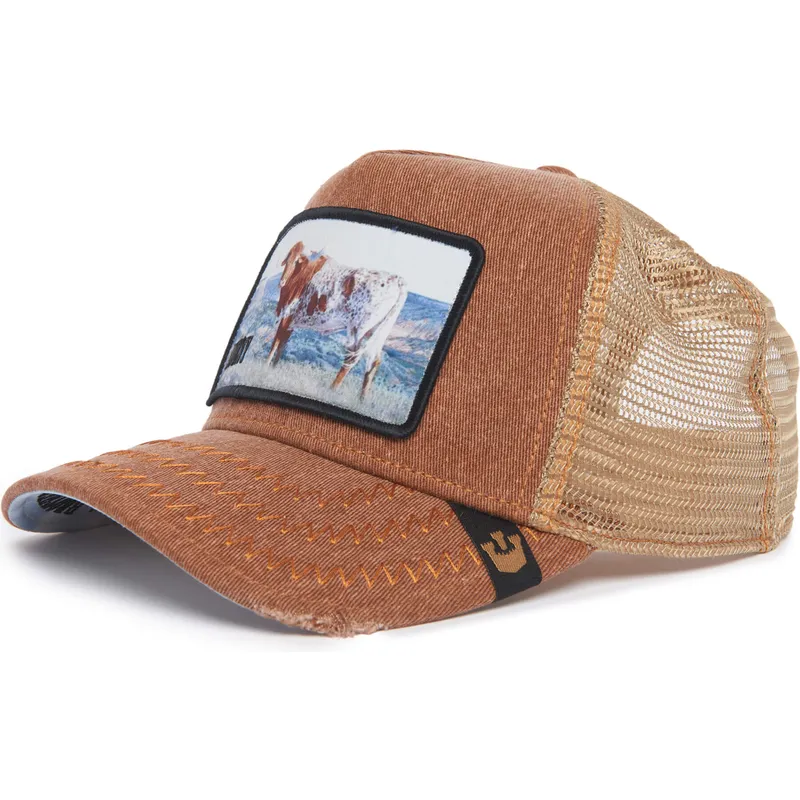 lippikset-kaareva-rekka-ruskea-snapback-horny-model-no-h02ny-rodeo-the-farm-goorin-bros lippikset-kaareva-rekka-ruskea-snapback-horny-model-no-h02ny-rodeo-the-farm-goorin-bros