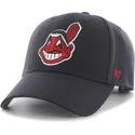 lippikset-kaareva-laivastonsininen-saadettava-nauha-cleveland-indians-mlb-47-brand