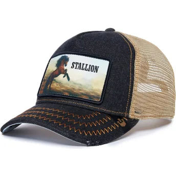Lippikset kaareva rekka musta snapback The Farm de Goorin Bros.