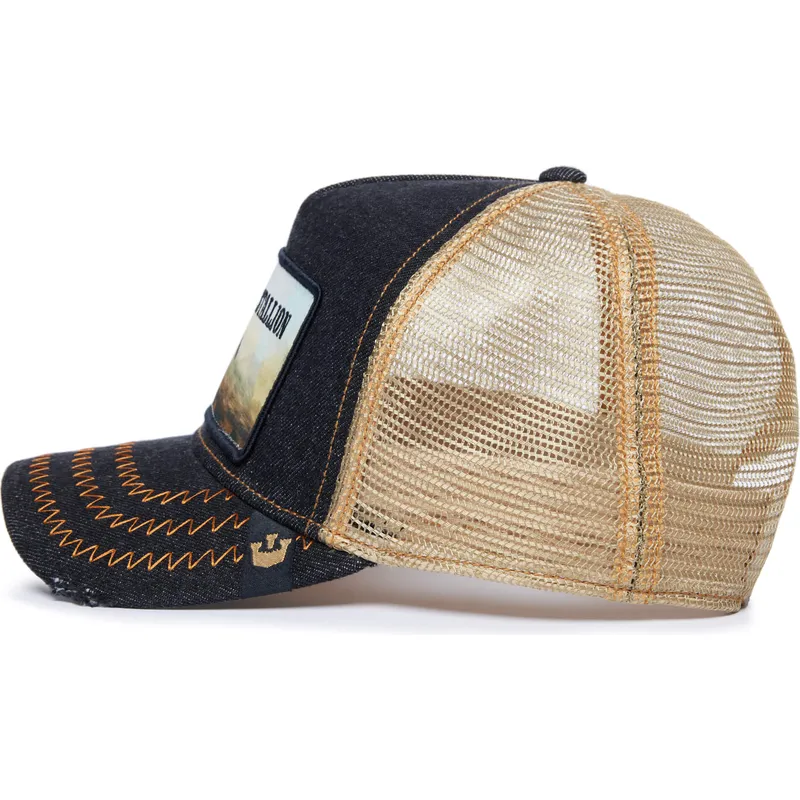 lippikset-kaareva-rekka-musta-snapback-stallion-model-no-5741110n-rodeo-the-farm-goorin-bros