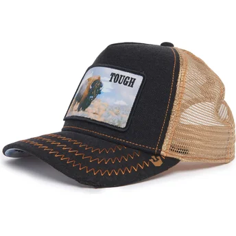 Lippikset kaareva rekka musta snapback Tough Model No. 70U9H Rodeo The Farm Goorin Bros.
