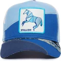 lippikset-kaareva-rekka-sininen-snapback-stallion-self-reliant-farmigami-the-farm-goorin-bros