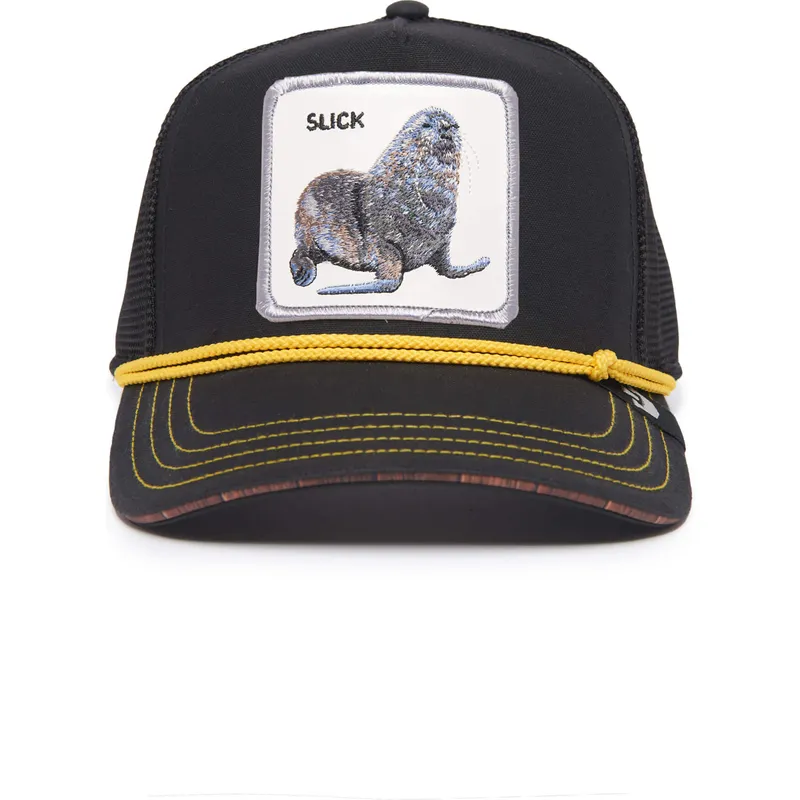 lippikset-kaareva-rekka-musta-snapback-slick-seal-of-approval-nautical-nonsense-the-farm-goorin-bros