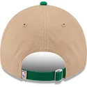 lippikset-kaareva-ruskea-saadettava-nauha-9twenty-draft-2024-boston-celtics-nba-new-era