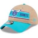 lippikset-kaareva-ruskea-saadettava-nauha-9twenty-draft-2024-charlotte-hornets-nba-new-era