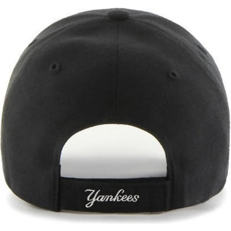 lippikset-kaareva-musta-saadettava-nauha-new-york-yankees-mlb-47-brand