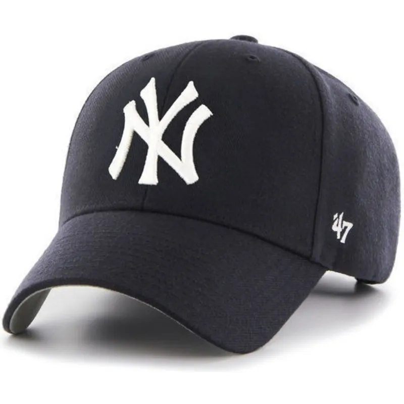 lippikset-kaareva-laivastonsininen-saadettava-nauha-new-york-yankees-mlb-47-brand