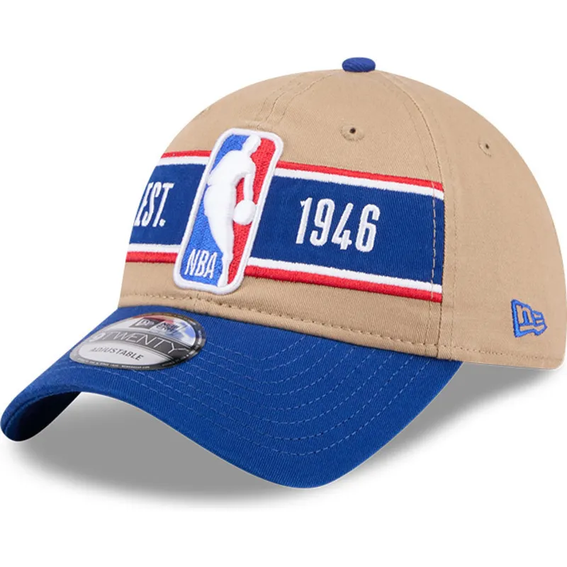 lippikset-kaareva-ruskea-saadettava-nauha-9twenty-draft-2024-nba-new-era