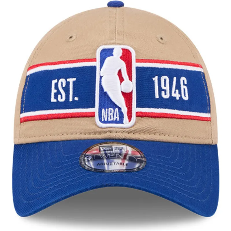 lippikset-kaareva-ruskea-saadettava-nauha-9twenty-draft-2024-nba-new-era