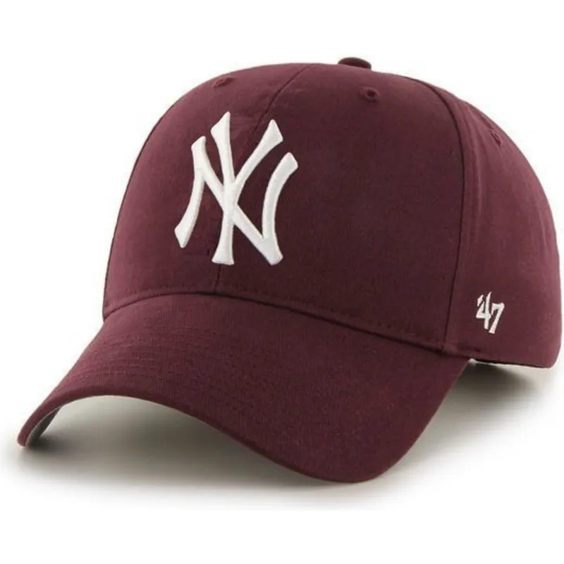 lippikset-kaareva-punainen-saadettava-nauha-new-york-yankees-mlb-47-brand