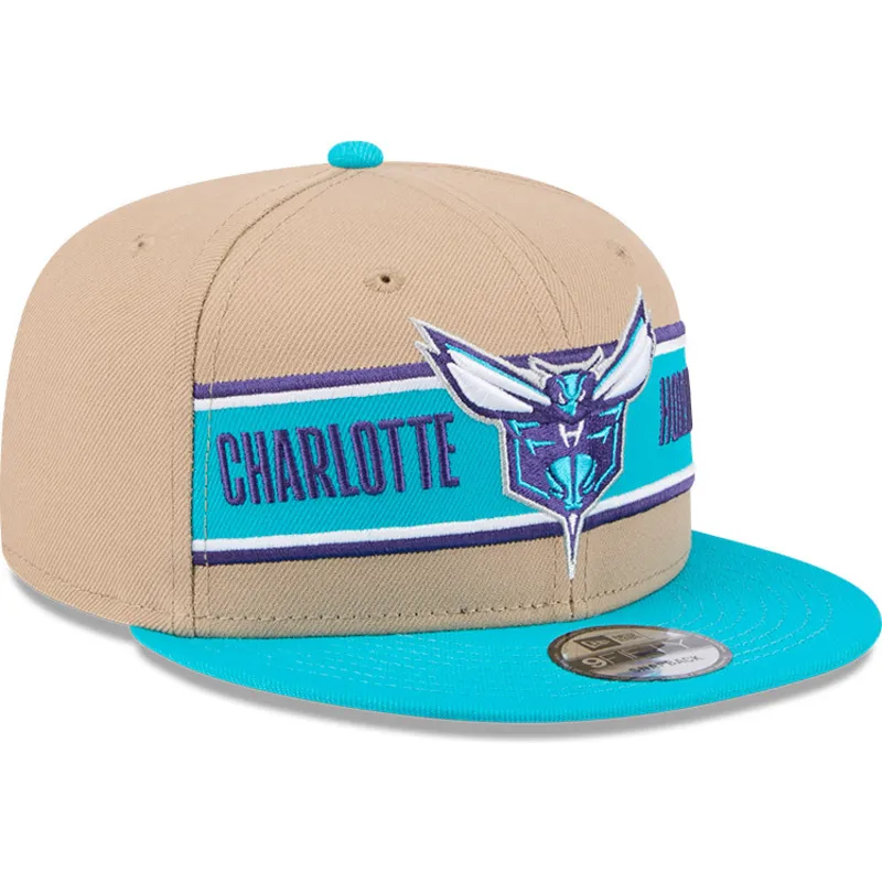lippikset-littea-ruskea-snapback-9fifty-draft-2024-charlotte-hornets-nba-new-era