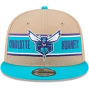 lippikset-littea-ruskea-snapback-9fifty-draft-2024-charlotte-hornets-nba-new-era