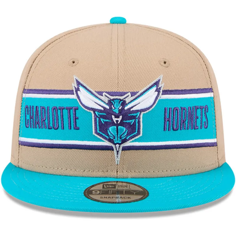 lippikset-littea-ruskea-snapback-9fifty-draft-2024-charlotte-hornets-nba-new-era