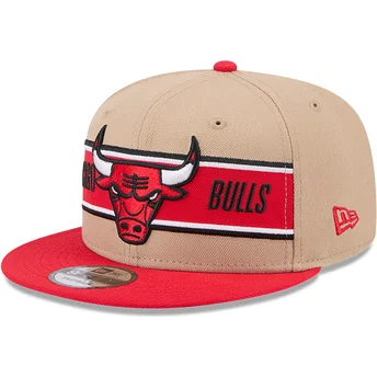 Lippikset litteä ruskea snapback 9FIFTY Draft 2024 Chicago Bulls NBA New Era
