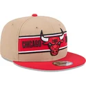 cap-littea-brown-snapback-9fifty-draft-2024-chicago-bulls-nba-new-era