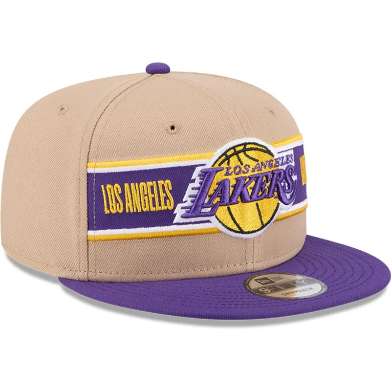 lippikset-littea-ruskea-snapback-9fifty-draft-2024-los-angeles-lakers-nba-new-era