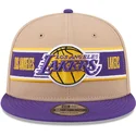 lippikset-littea-ruskea-snapback-9fifty-draft-2024-los-angeles-lakers-nba-new-era